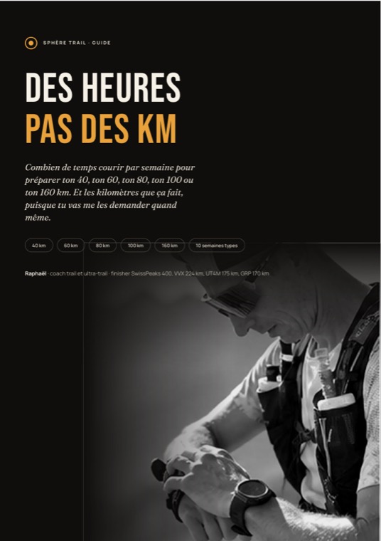 Couverture du guide Combien d'heures par semaine pour ton trail
